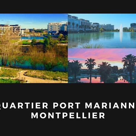 Montpellier Port Marianne T3 Proche Ville&Plages Extérieur photo
