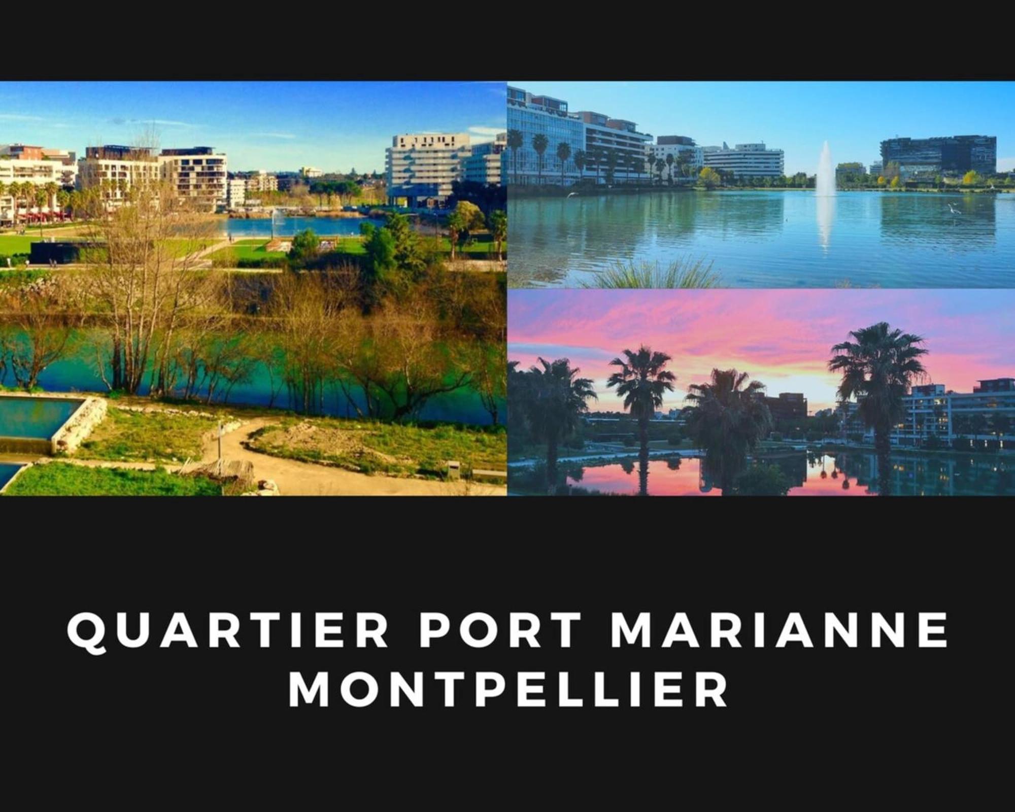 Montpellier Port Marianne T3 Proche Ville&Plages Extérieur photo